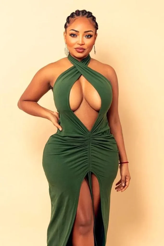 Jolie exuding elegance and sophistication in a serene pose